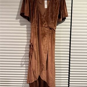 Baltic Born Brown Wrap Dress
